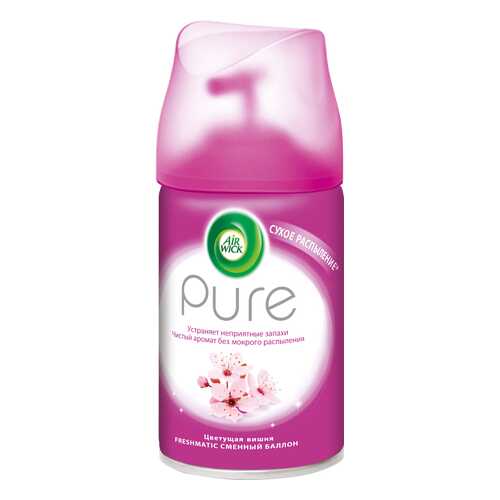 Сменный аэрозоль Air Wick pure цветущая вишня 250 мл в Комус