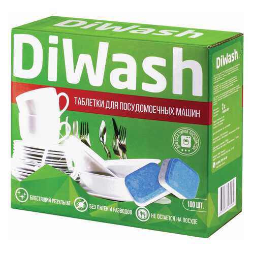 Таблетки для ПММ DiWash 100 штук в Комус