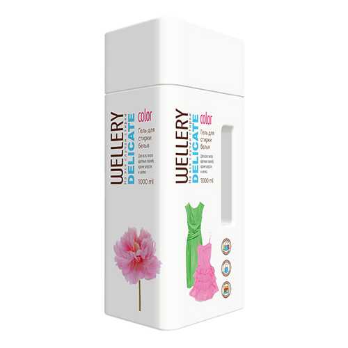 Гель для стирки Wellery delicate для цветных вещей 1 л в Комус