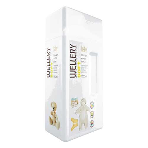 Гель для стирки Wellery soft baby 1000 мл в Комус