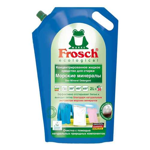 Гель-концентрат для стирки Frosch морские минералы 2 л в Комус