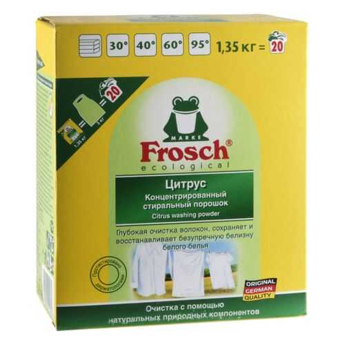 Порошок для стирки Frosch citrus универсальный 1.35 кг в Комус