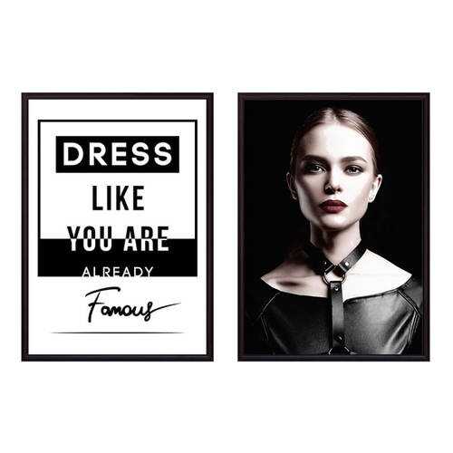 Набор постеров Коллаж Fashion №26 70х110 см в Комус