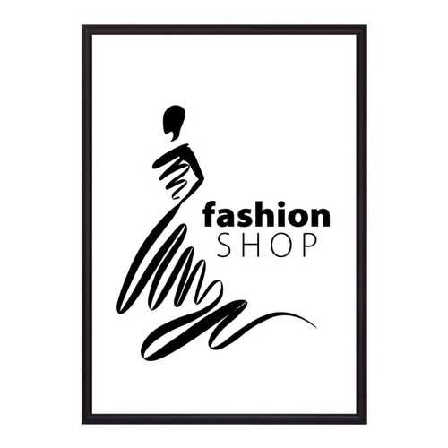 Постер в рамке Fashion shop 21х30 см в Комус