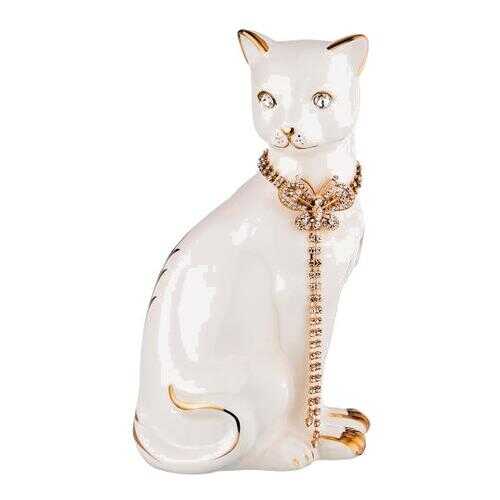 Фигурка декоративная Lefard, Кошка с цепочкой, 13x11x25 см в Комус