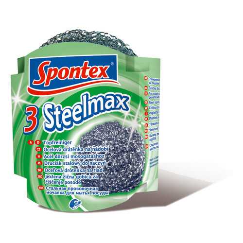 Мочалка кухонная Spontex Steelmax (всего 9 шт) 97072002-1 в Комус