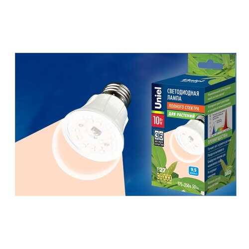 Лампа светодиодная для растений (UL-00001820) E27 10W LED-A60-10W/SPFR/E27/CL PLP01WH в Комус