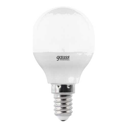 Лампочка Gauss Elementary G45 E14 8W 2700K 53118 в Комус