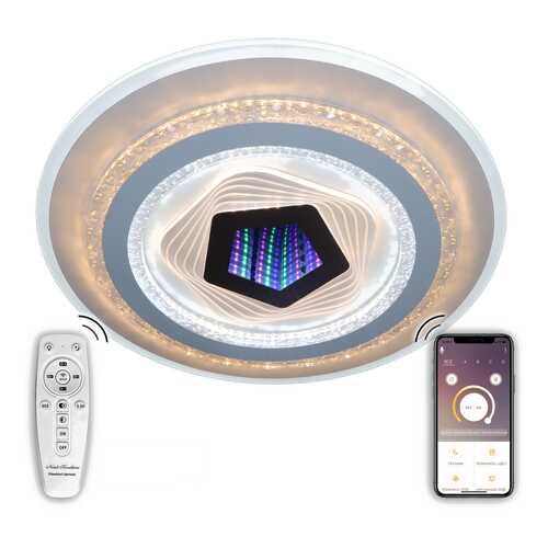 Люстра 120W Natali Kovaltseva, LED LAMPS 81069 Управление с пульта ДУ, смартфона, планшета в Комус