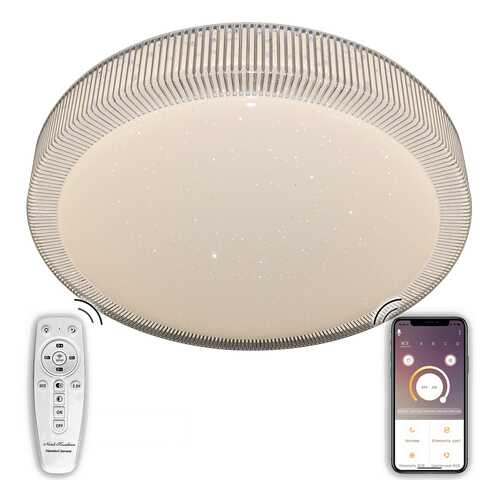 Люстра 60W Natali Kovaltseva, LED LAMPS 81075 Управление с пульта ДУ, смартфона, планшета в Комус