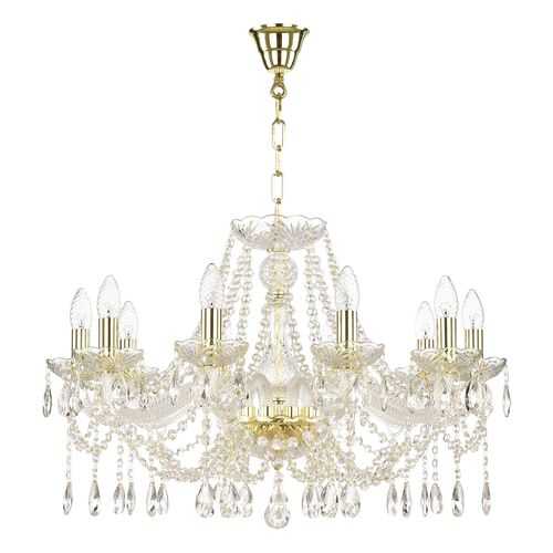 Люстра хрустальная 107/10/240 G Bohemia Ivele Crystal в Комус