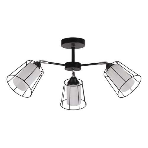 Люстра подвесная 3х60Вт E27 IMEX MD.24380-3-S BK+CH в Комус