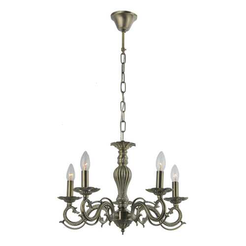 Люстра подвесная 5*60Вт Е14 IMEX KL.29212-5-P AB в Комус