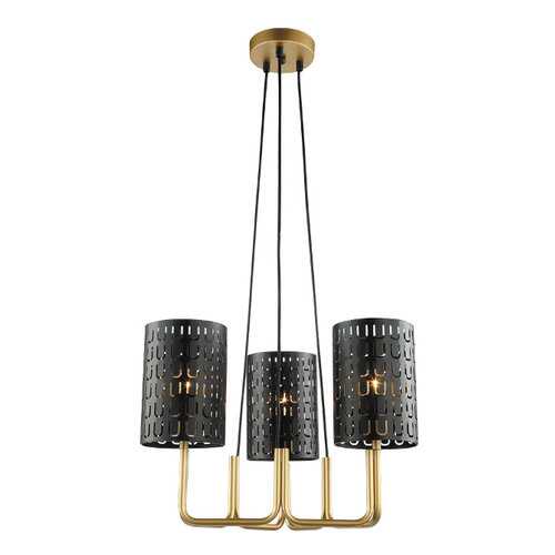 Подвесная люстра Lumien Hall 4005/3P-GD-BK в Комус