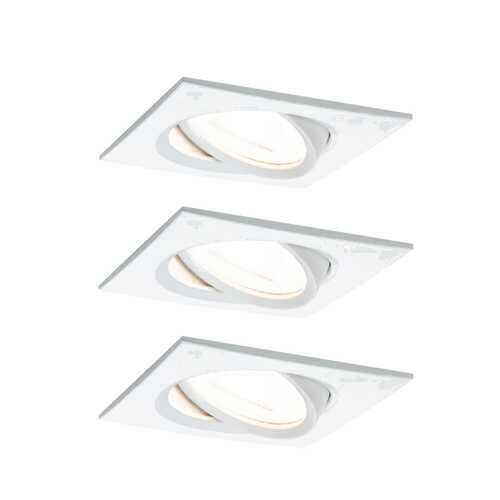 Светильник встраиваемый, комплект Nova Coin LED 3x6,5W Ws m/A 93454 в Комус