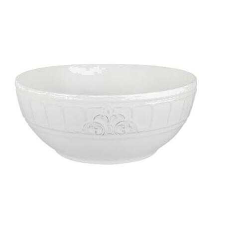 Салатник Matceramica Venice 23 см, белая в Комус