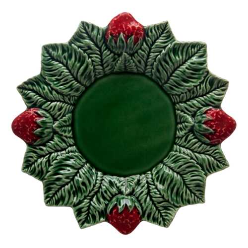 Тарелка обеденная Bordallo Pinheiro Strawberries 26x26x3,5 см в Комус