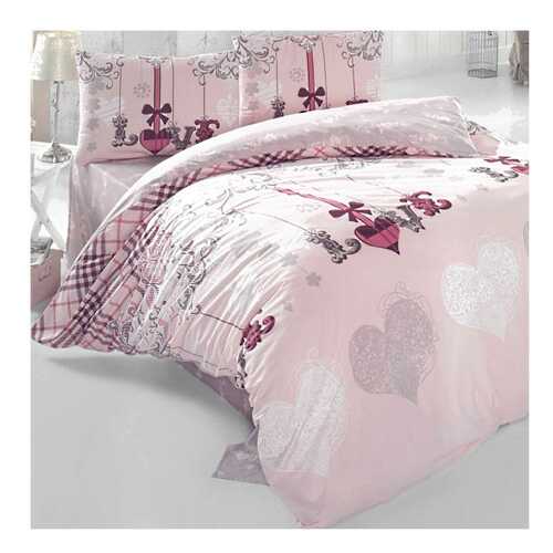 Комплект постельного белья IRINA HOME LOVE ME евро розовый в Комус