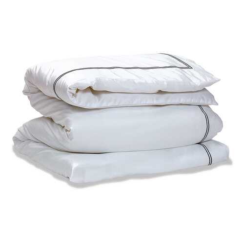 Пододеяльник 1,5-спальный Gant Home SATEEN STITCH 150x200см, белый в Комус