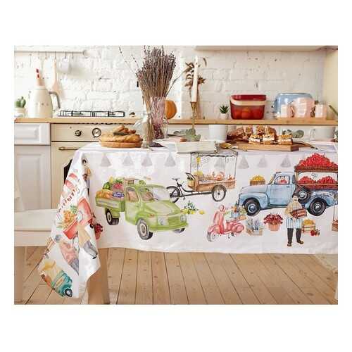 Скатерть Этель Food market 220х147 см,100% хлопок, саржа 190 г/м2 в Комус