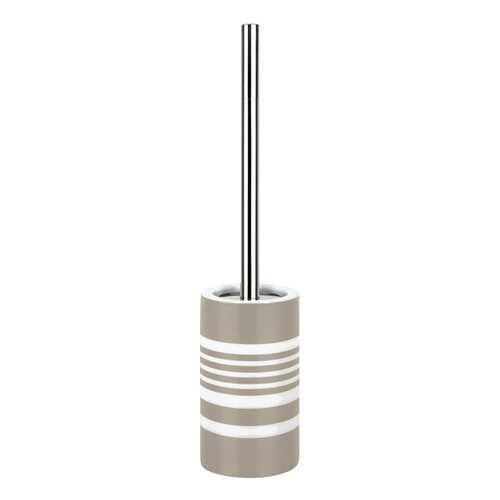 Ерш для унитаза Spirella Tube-Stripes, фарфор, коричневая полоска в Комус