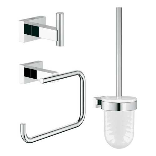 Набор аксессуаров для ванной Grohe Essentials Cube 3 предмета Хром в Комус