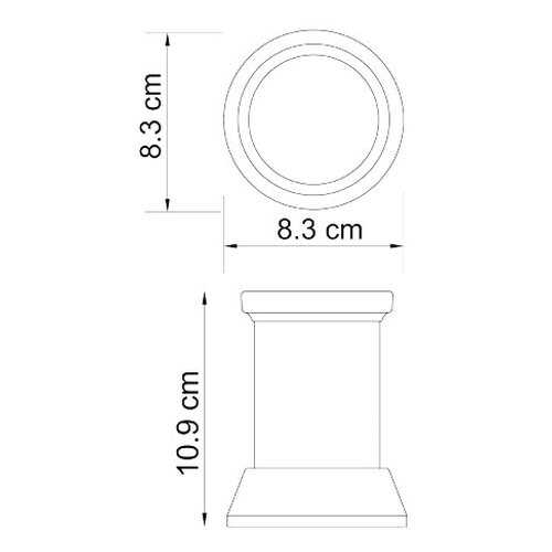 Стакан для зубных щеток WasserKRAFT Donau K-2428 в Комус